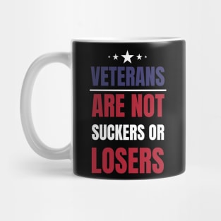 Veterans are NOT suckers or losers US Colors Mug